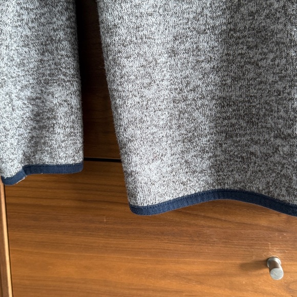 Sonoma Gray and Blue Zip Up Sweater - Picture 7 of 7